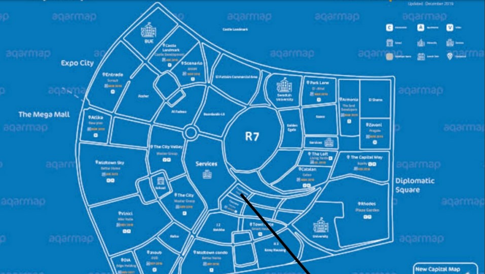 كمبوند لا كابيتال سويت لاجونز العاصمة الإدارية La Capitale Suite Lagoons New Capital جداول أسعار